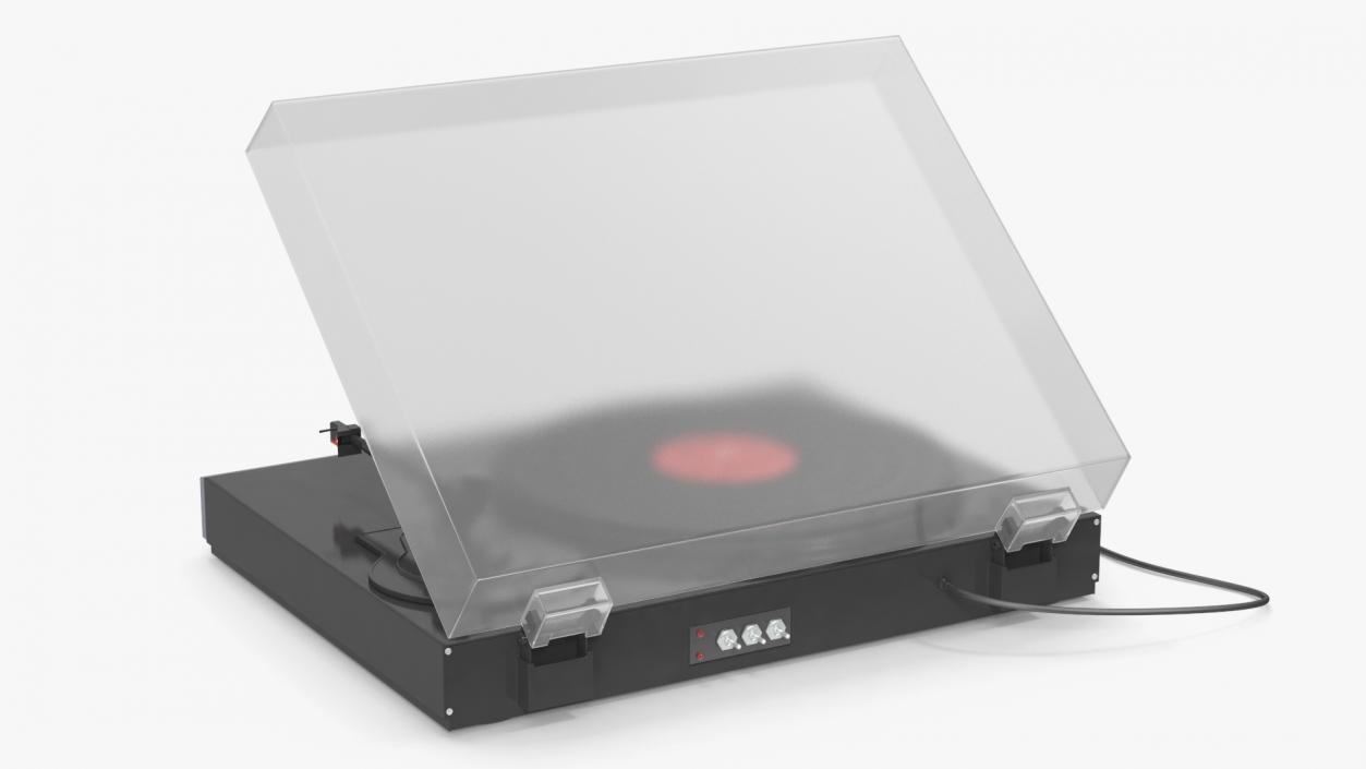 Retro Turntable 3 3D