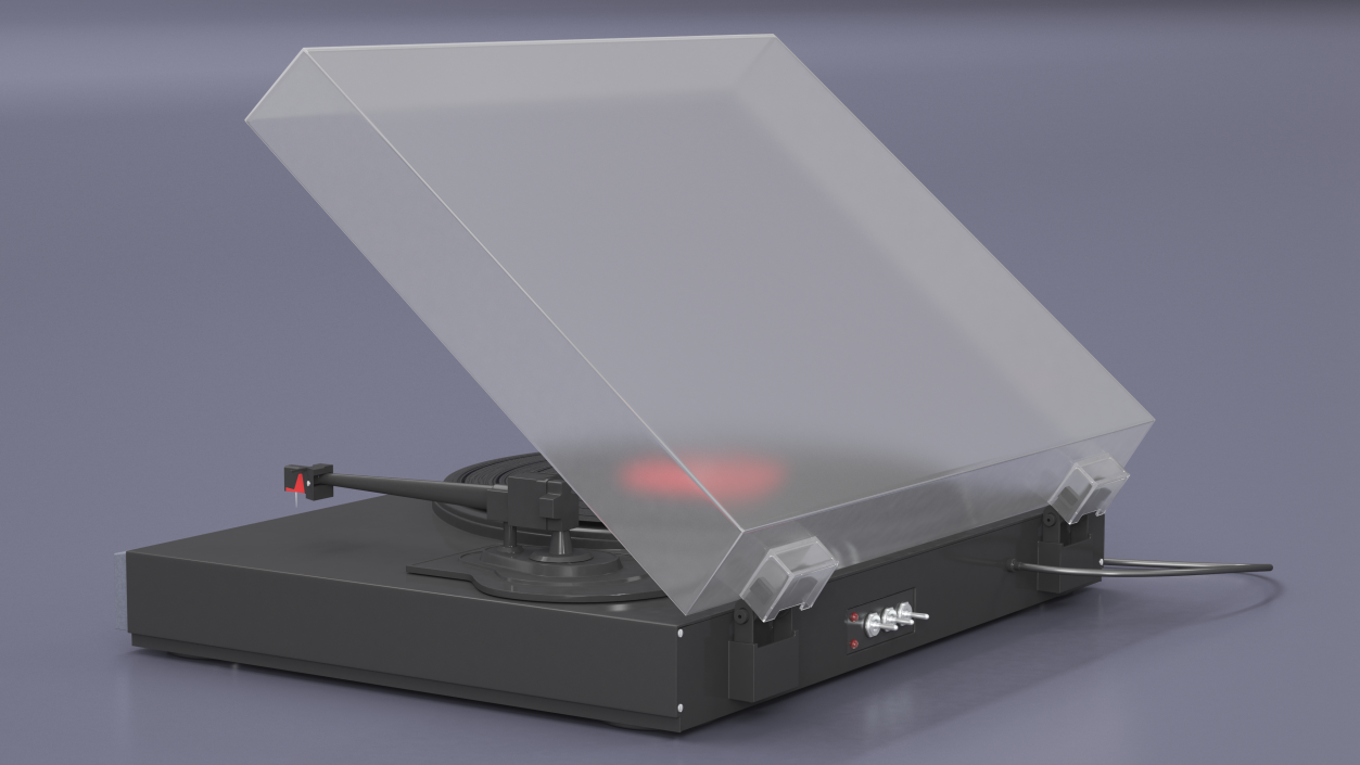 Retro Turntable 3 3D