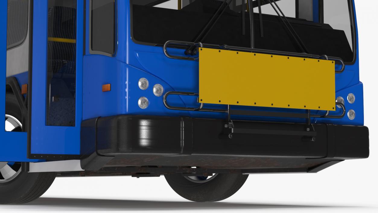 Metro Transit Bus Rigged 3D model