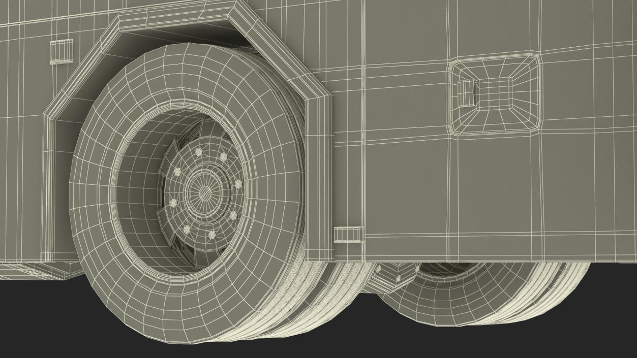 Metro Transit Bus Rigged 3D model