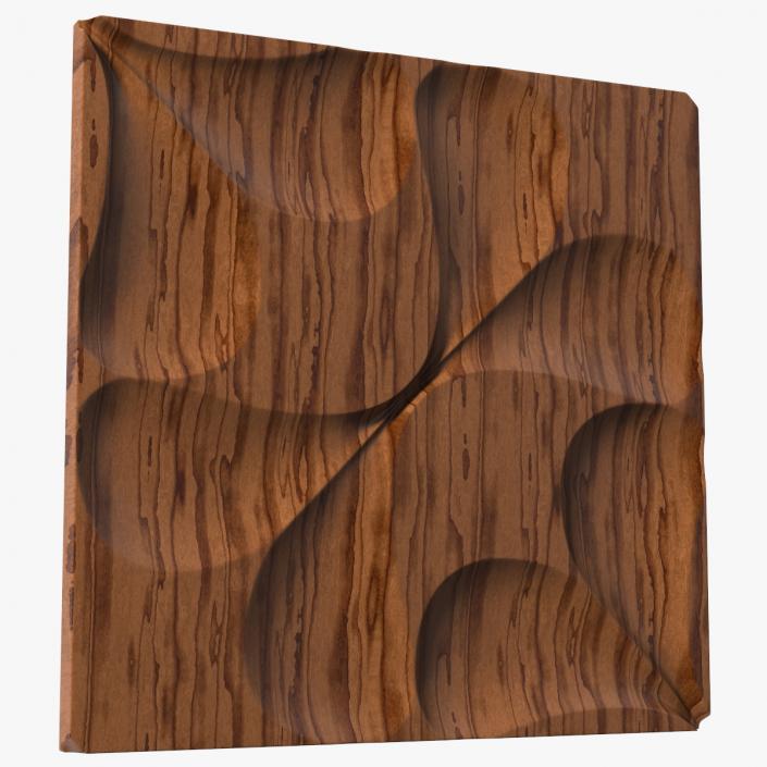 3D Wall Panel Drops Wood