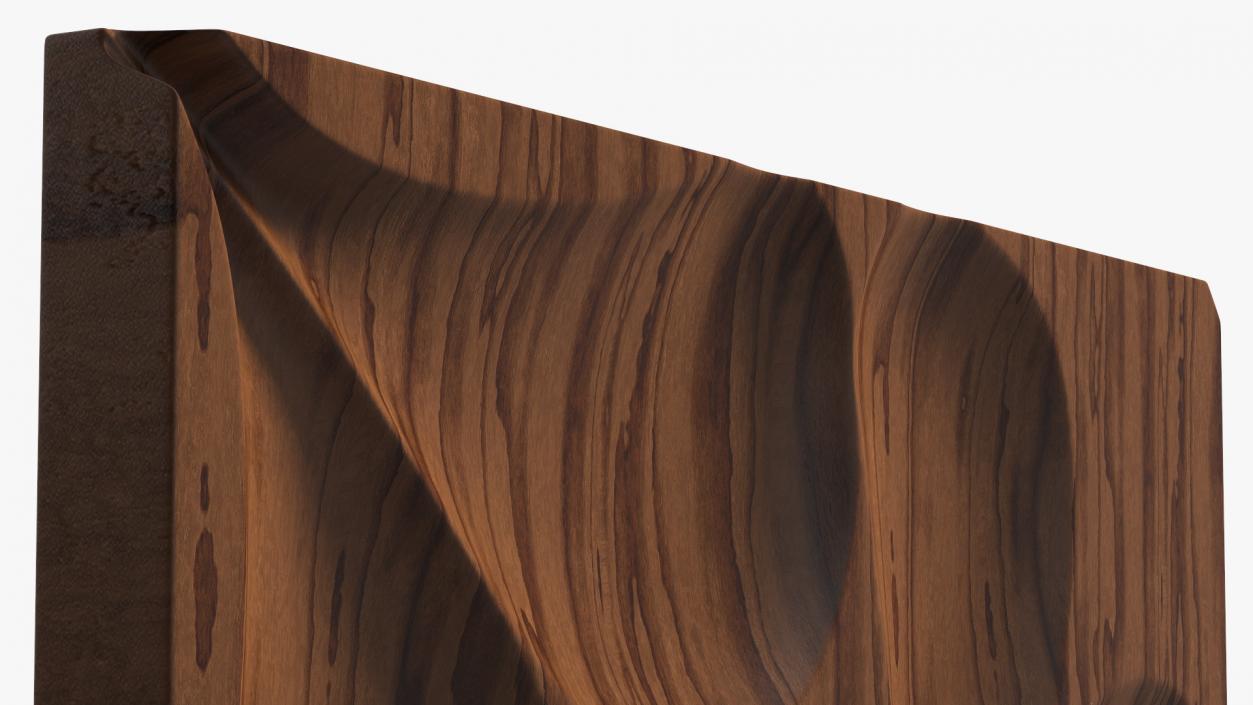 3D Wall Panel Drops Wood