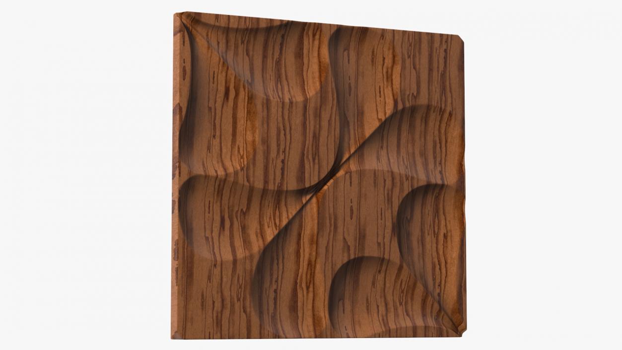 3D Wall Panel Drops Wood