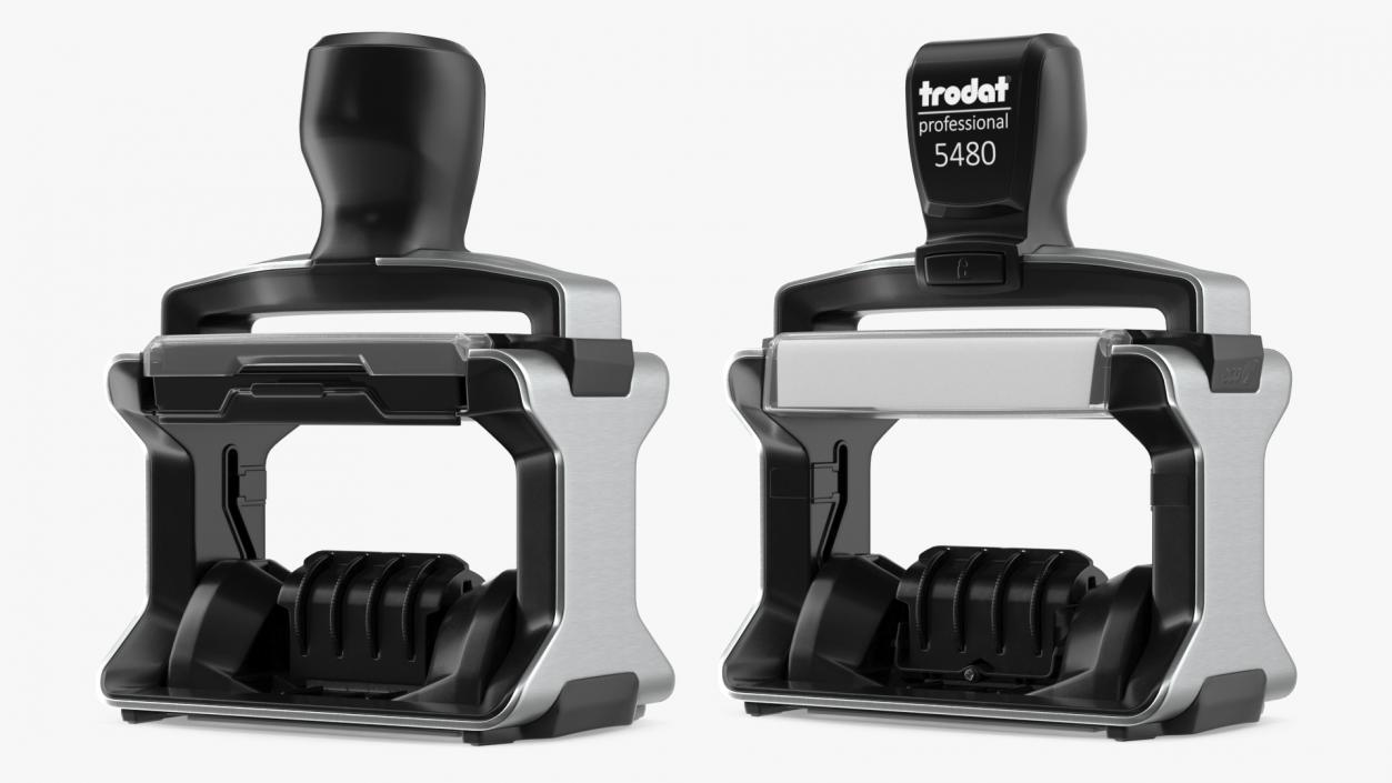 Trodat Professional 5480 Self Inking Dater Rigged 3D model