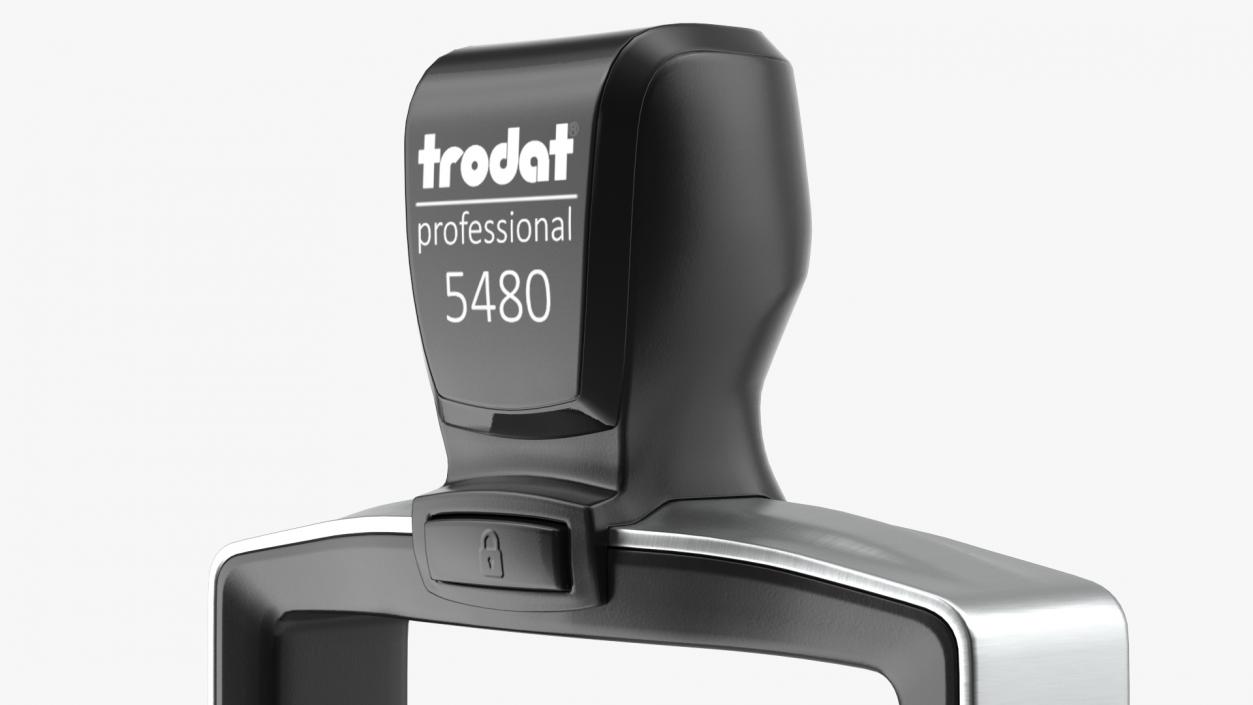 Trodat Professional 5480 Self Inking Dater Rigged 3D model