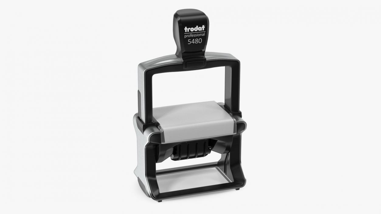 Trodat Professional 5480 Self Inking Dater Rigged 3D model