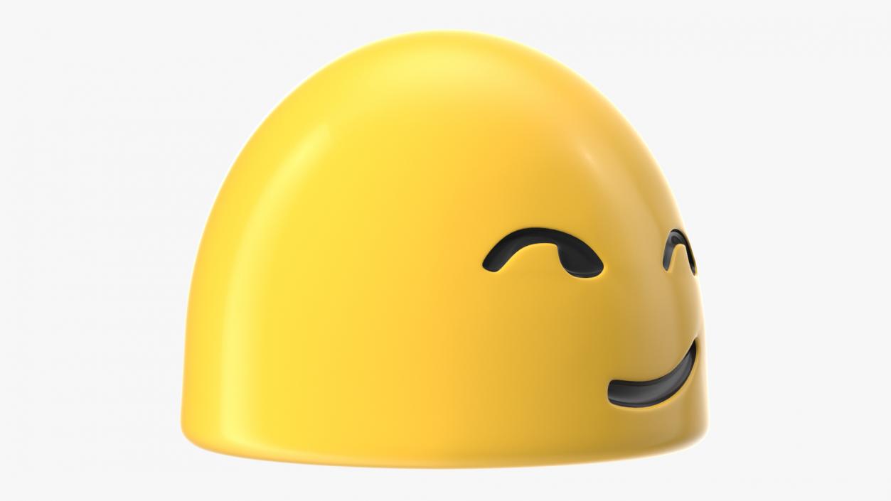 Smirking Face Android Emoji 3D