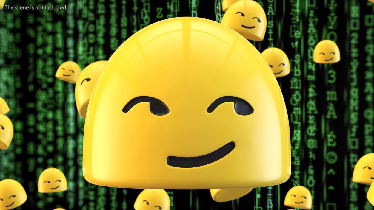 Smirking Face Android Emoji 3D