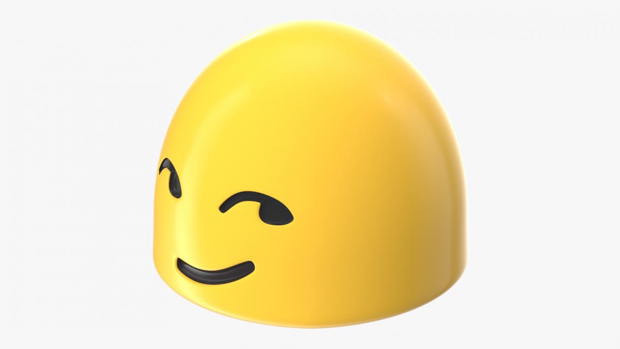 Smirking Face Android Emoji 3D