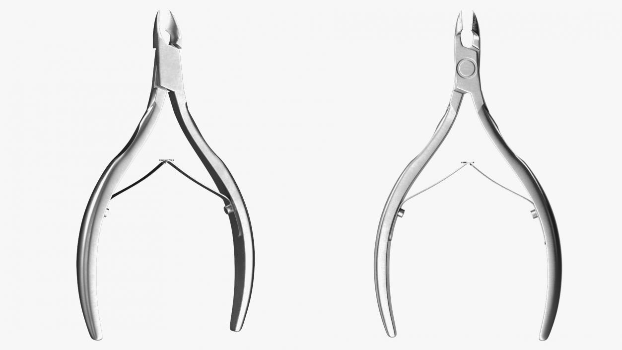 3D model Stainless Steel Cuticle Nipper