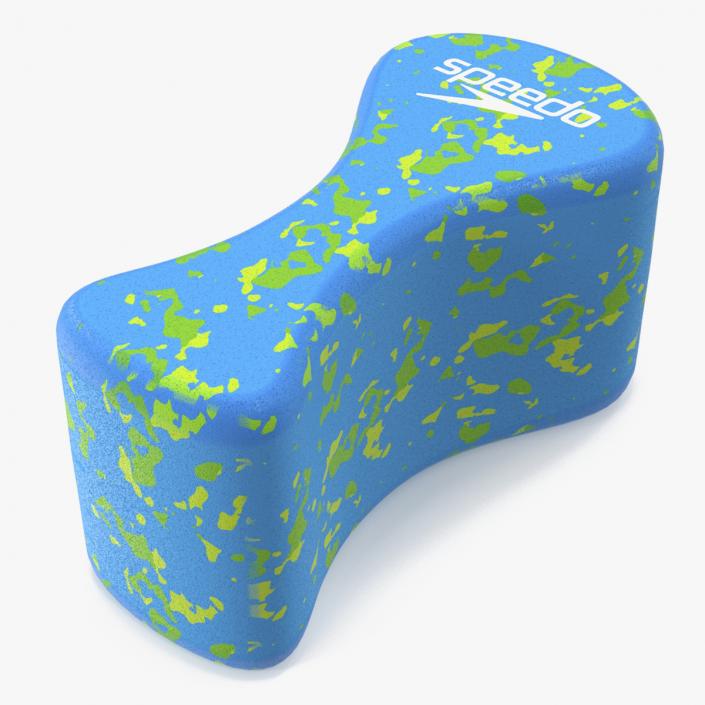 3D Speedo Pull Buoy Blue and Green