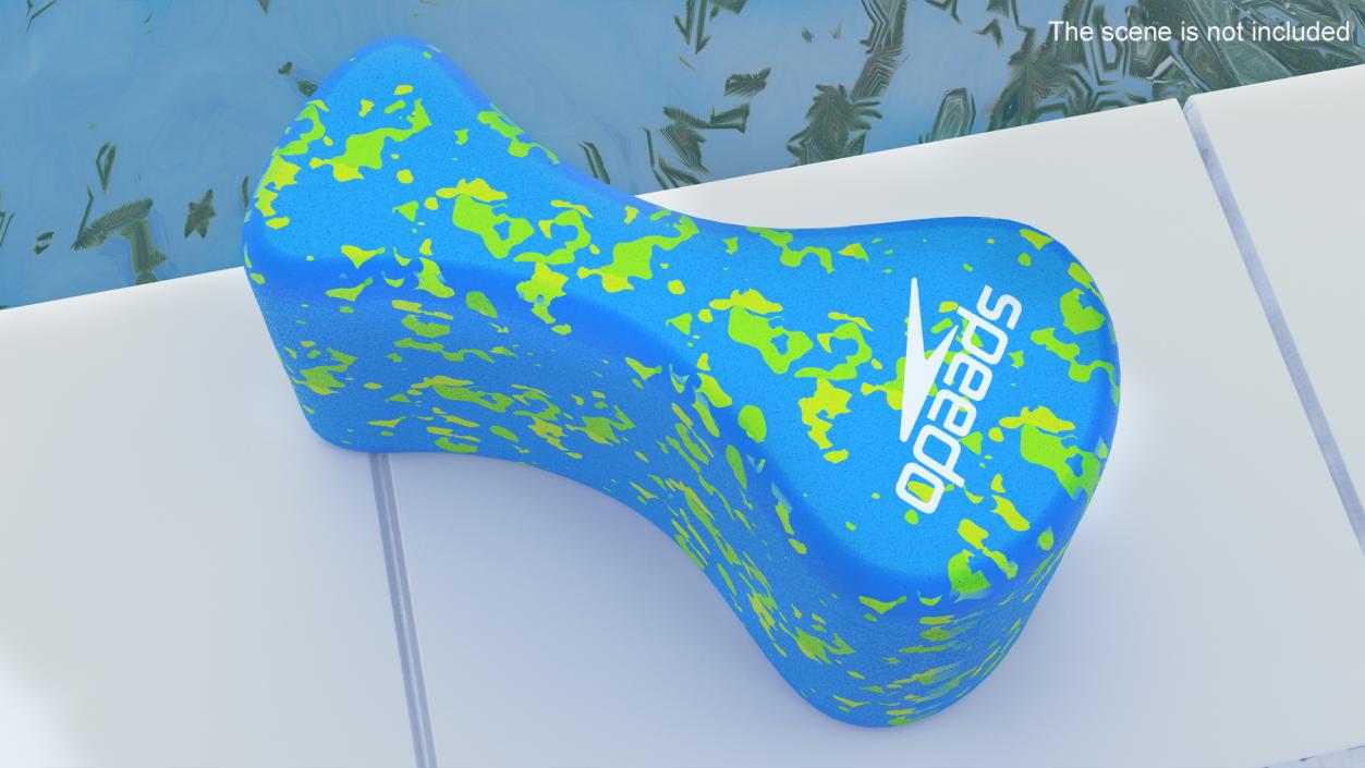 3D Speedo Pull Buoy Blue and Green