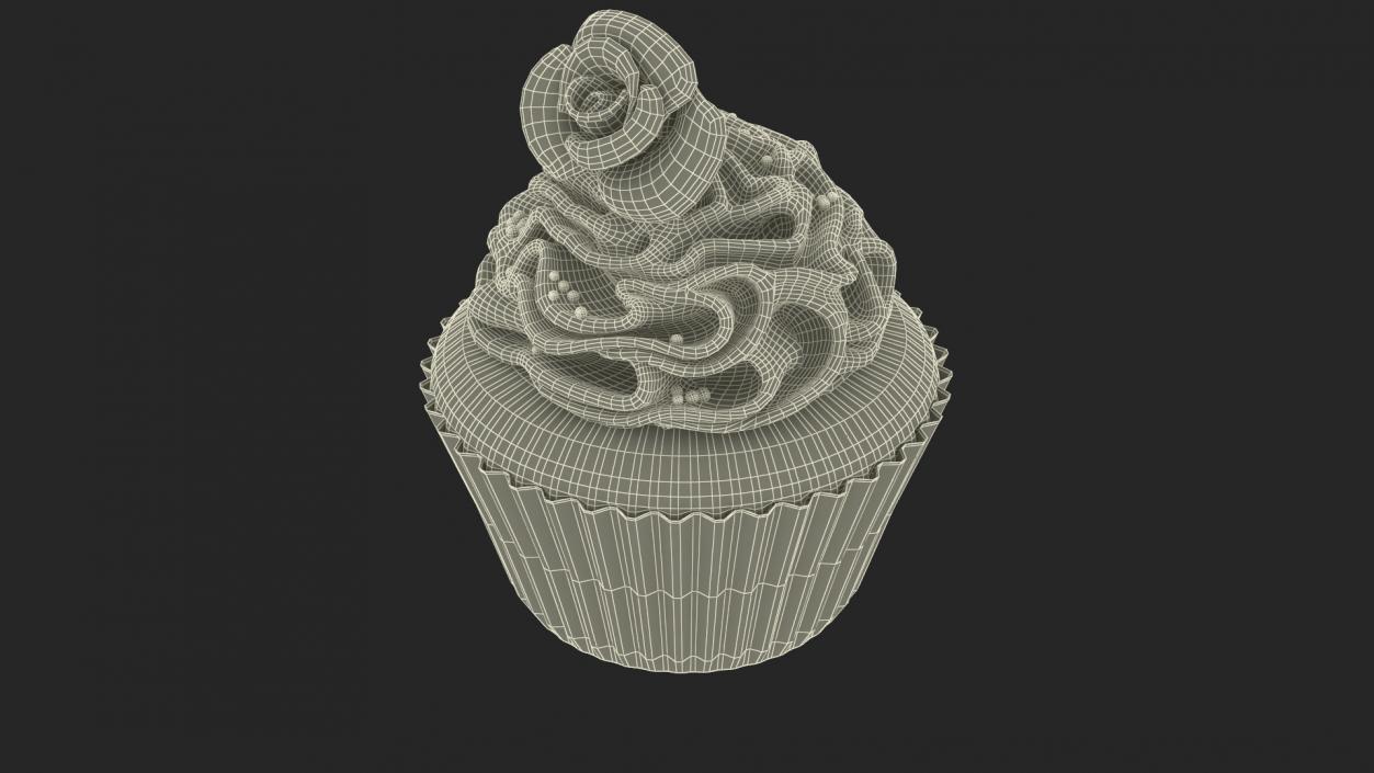 Rose Сupcake 3D