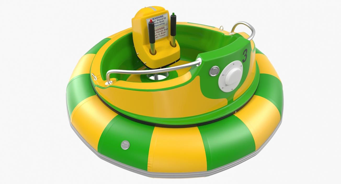 3D Electric Bumper Boat Generic model