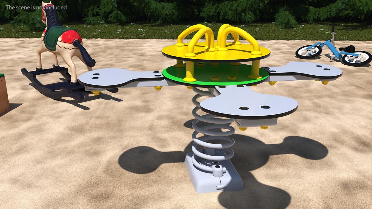 3D Playground Flower Springer