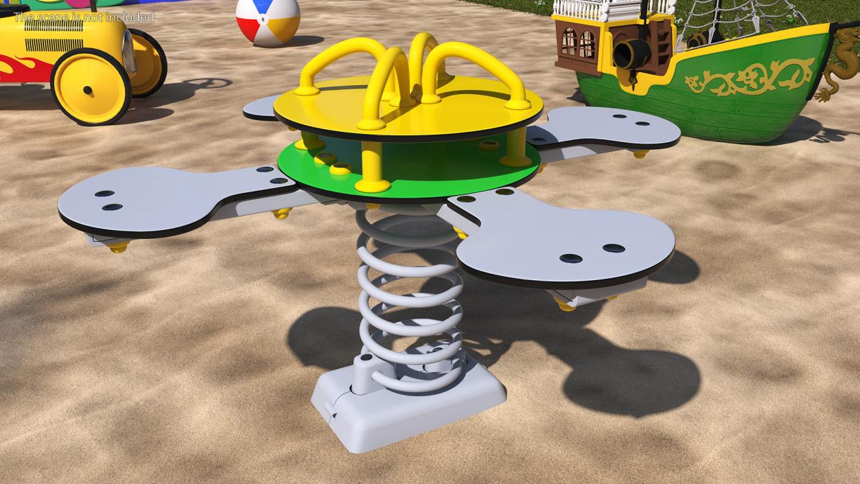 3D Playground Flower Springer