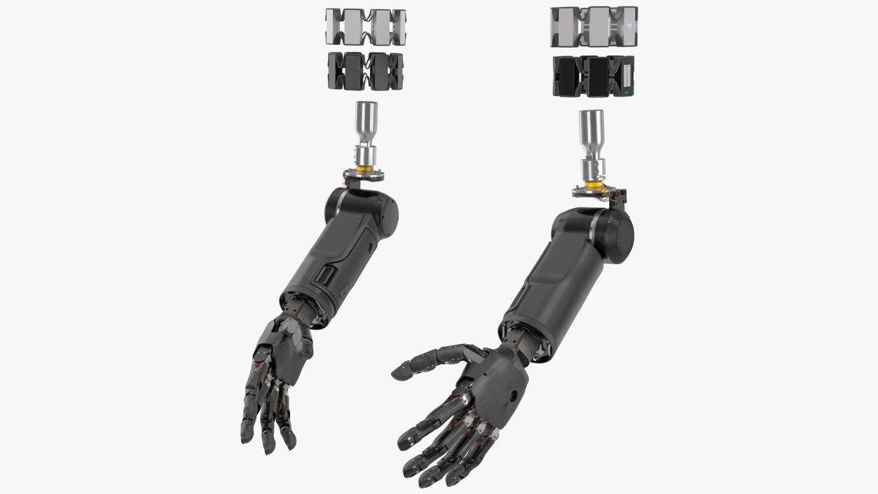 3D Brain Controlled Prosthetic Limbs model