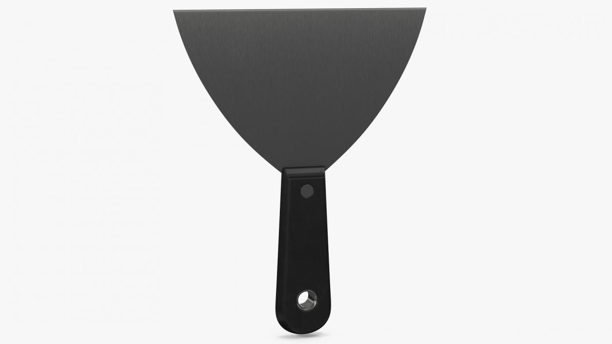 Scraper 6 Inch Black Handle 3D