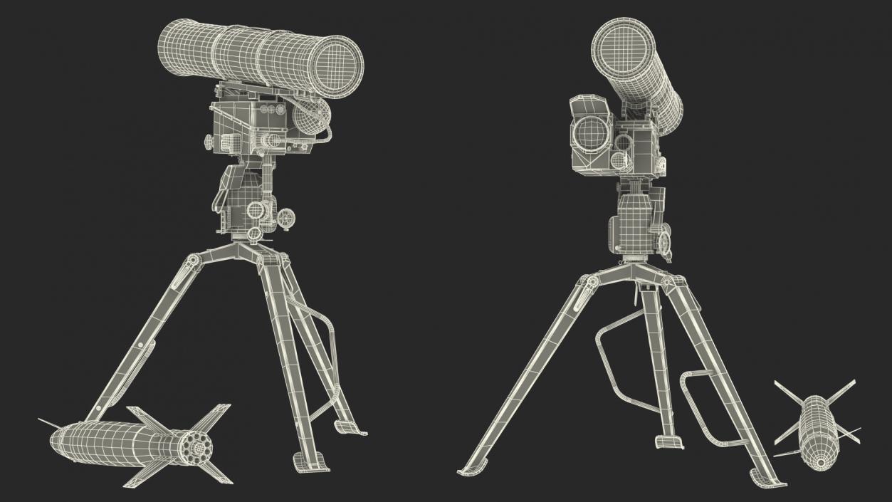 3D model Anti Tank Missile Complex AT-14 Spriggan