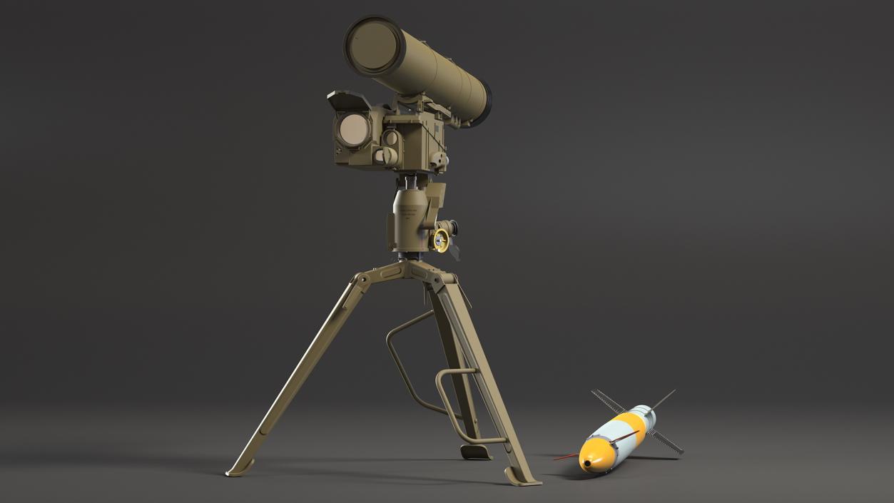 3D model Anti Tank Missile Complex AT-14 Spriggan