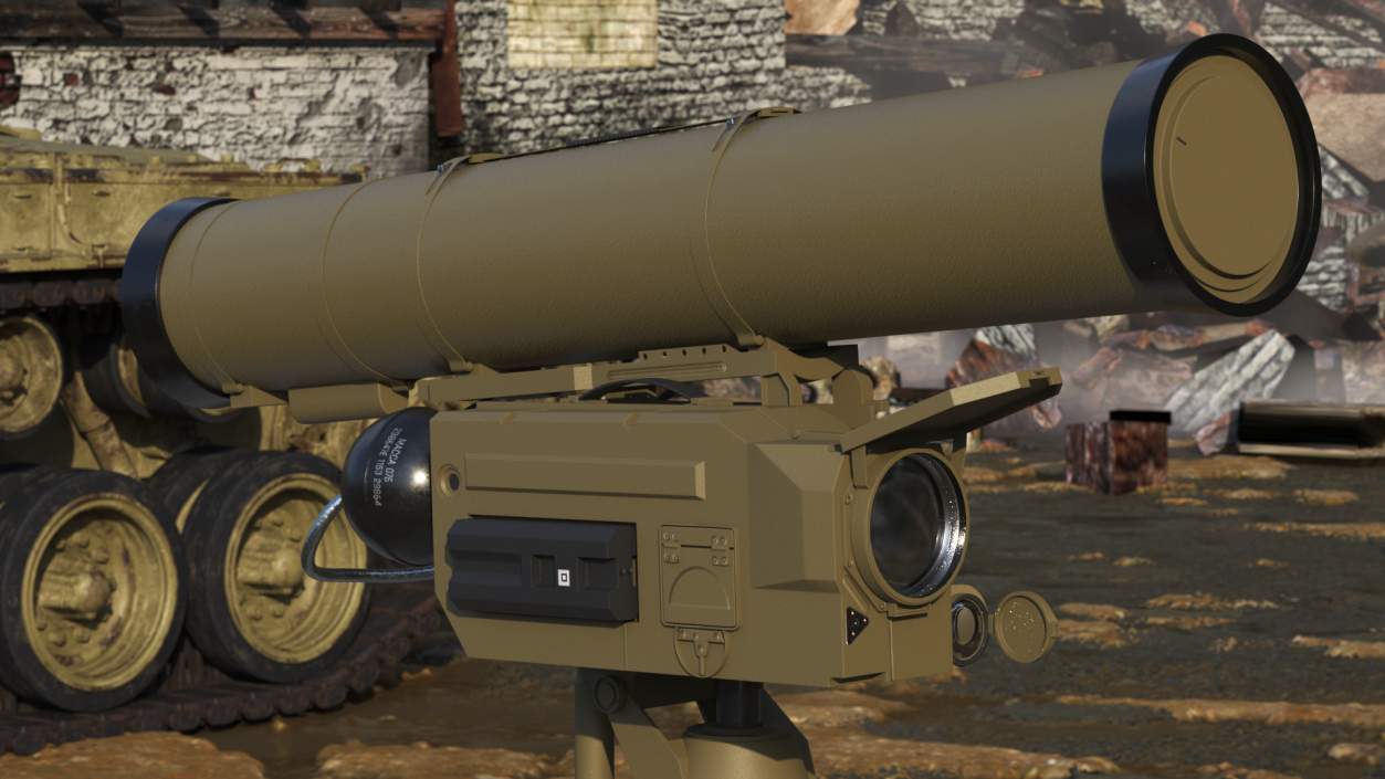 3D model Anti Tank Missile Complex AT-14 Spriggan