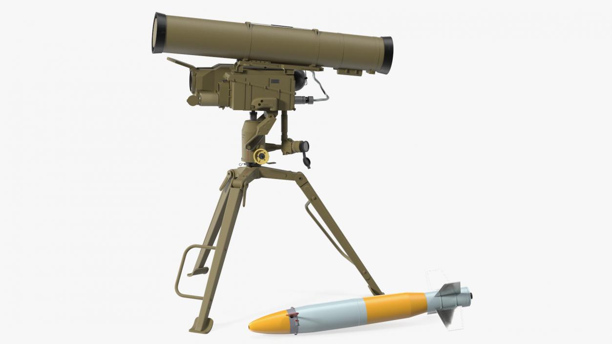 3D model Anti Tank Missile Complex AT-14 Spriggan