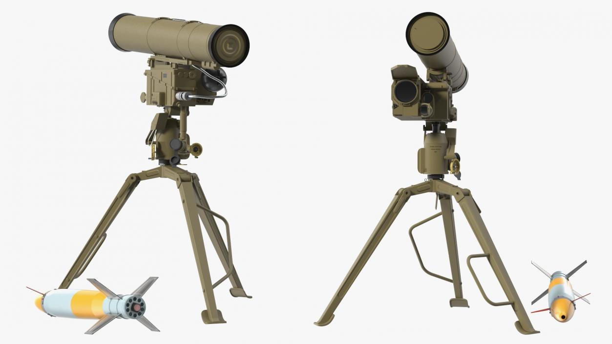 3D model Anti Tank Missile Complex AT-14 Spriggan