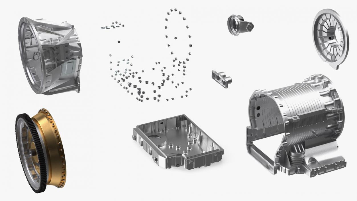 3D model New Heavy-duty Vehicle Transmission