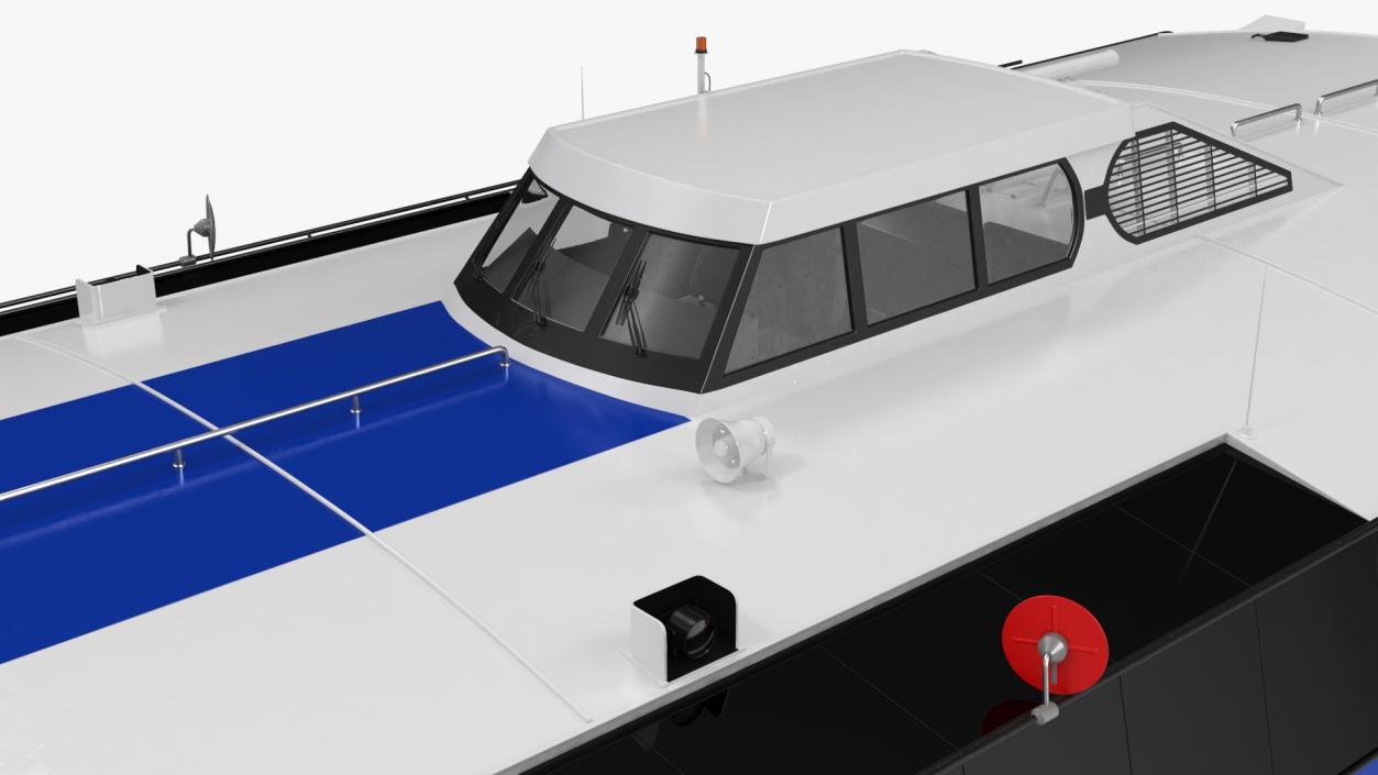 River Bus Boat 3D model