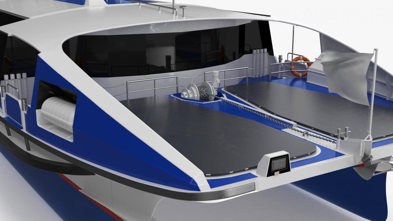 River Bus Boat 3D model