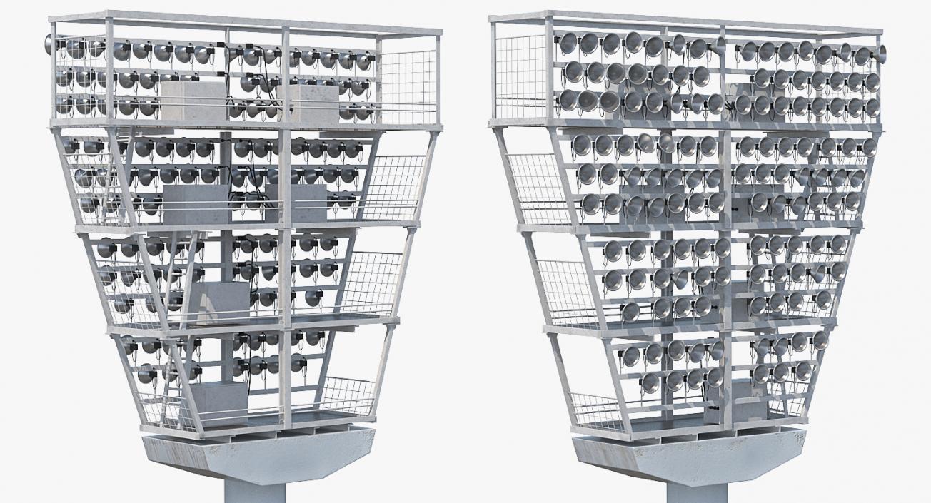 Stadium Light Tower 3D model