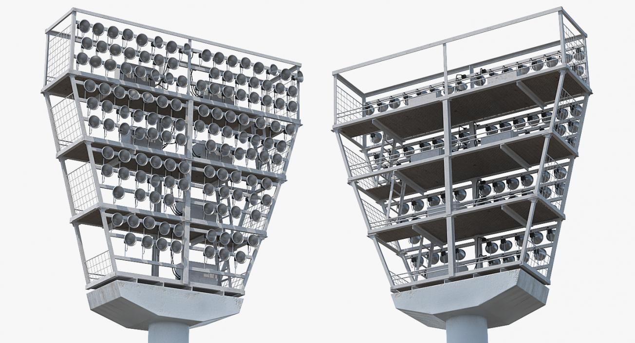 Stadium Light Tower 3D model