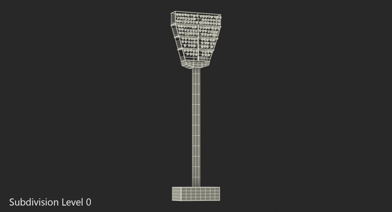 Stadium Light Tower 3D model