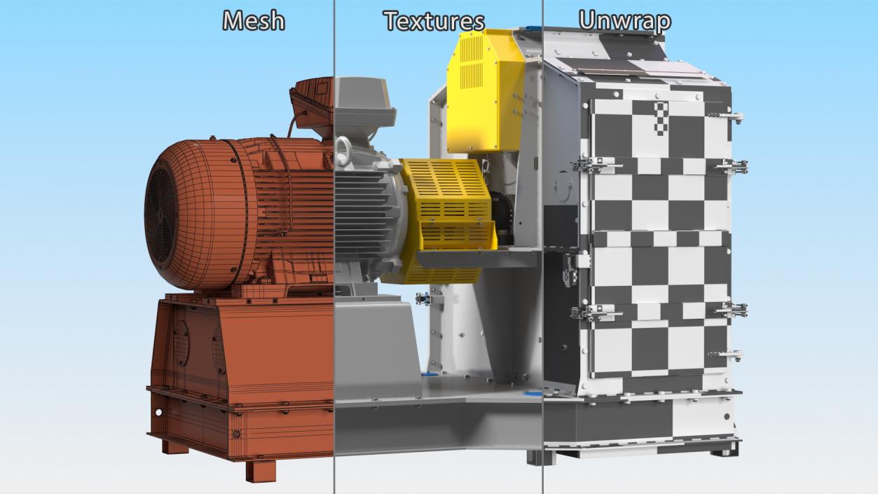 High Speed Hammer Mill 3D