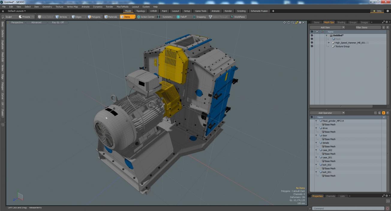 High Speed Hammer Mill 3D