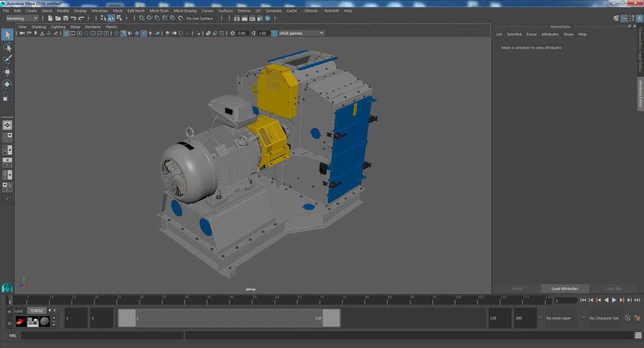 High Speed Hammer Mill 3D