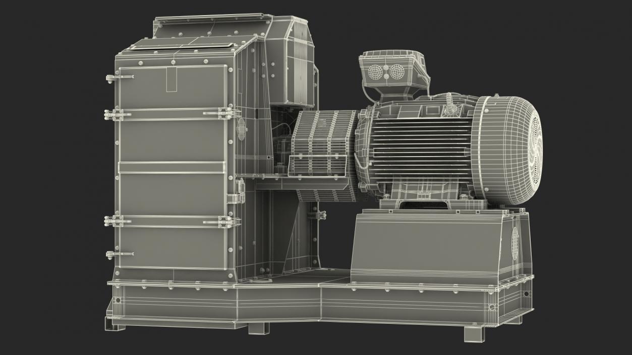 High Speed Hammer Mill 3D