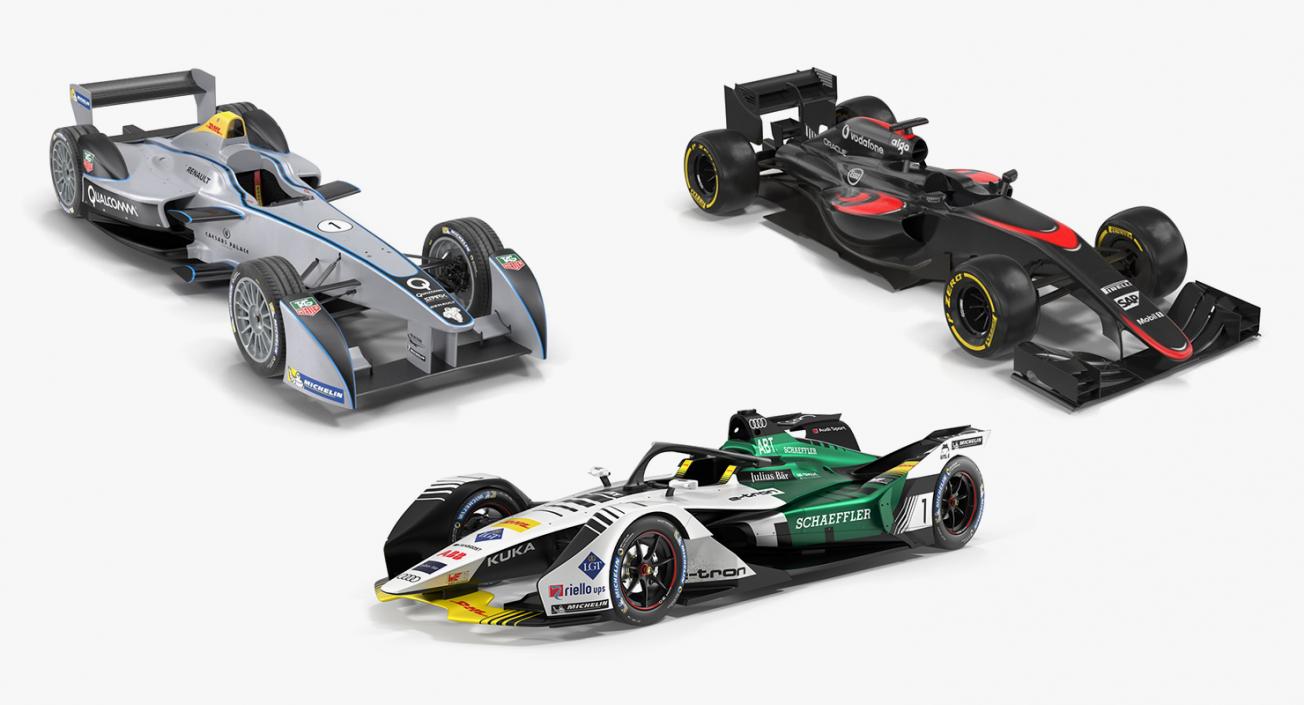 3D model Formula Cars 3D Models Collection 2