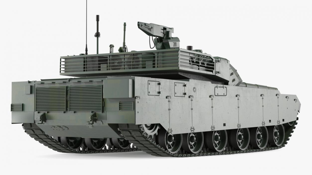 3D model Chinese Tank for Forest Battlefield