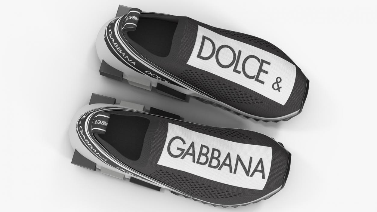 Sneakers Dolce Gabbana Sorrento Black 3D