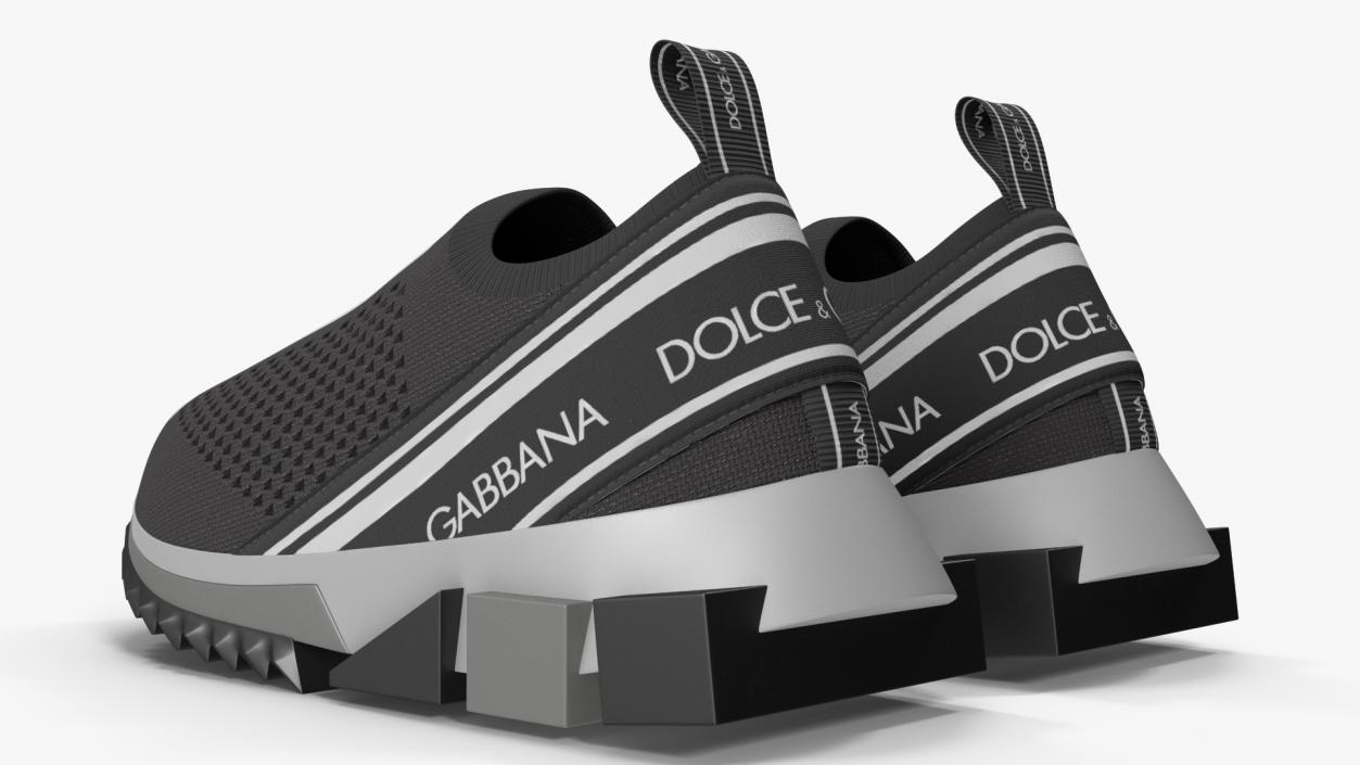 Sneakers Dolce Gabbana Sorrento Black 3D