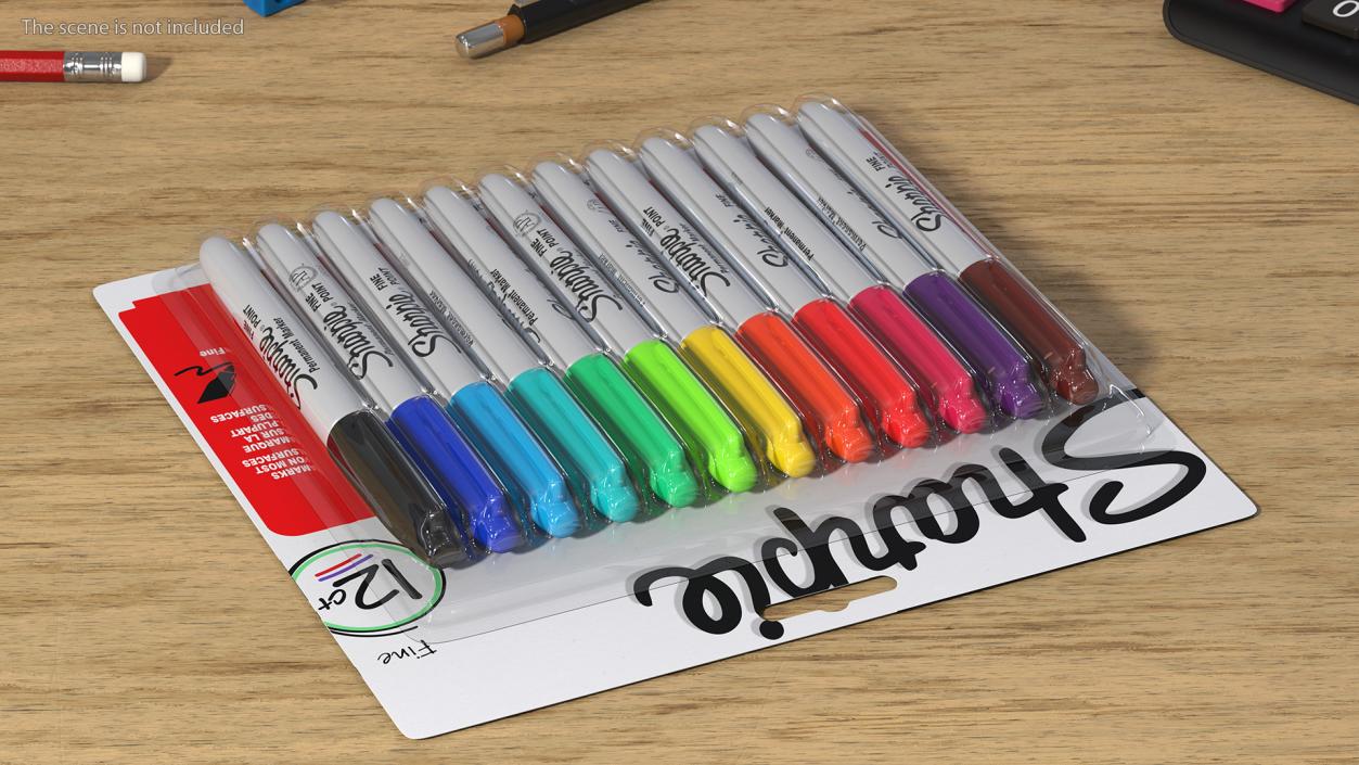 3D Permanent Markers with Package Collection