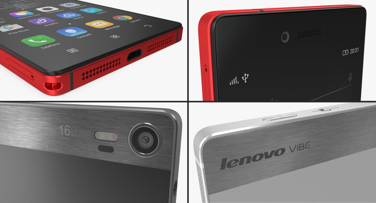 3D model Lenovo Vibe Shot Set