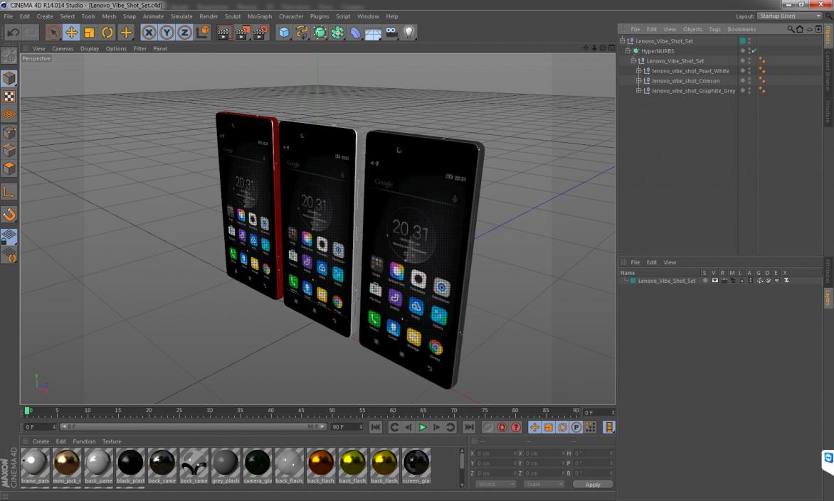 3D model Lenovo Vibe Shot Set