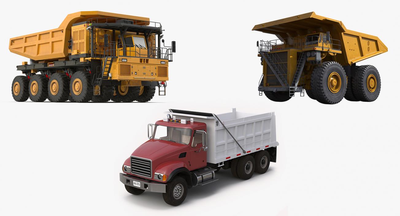 3D Big Trucks Collection