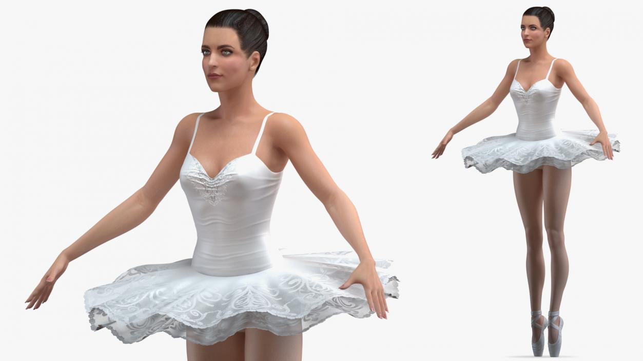 3D Ballerina T Pose