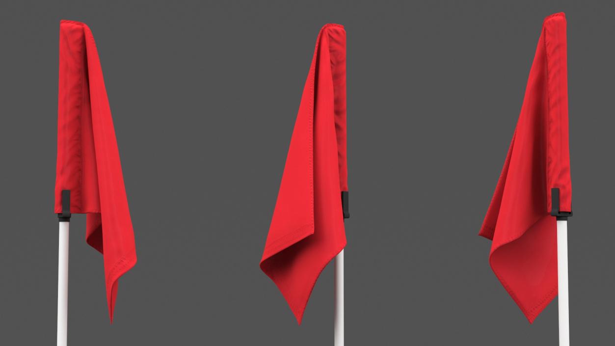 3D Golf Course Flag