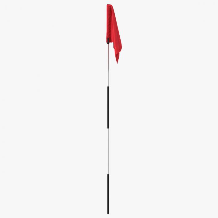 3D Golf Course Flag