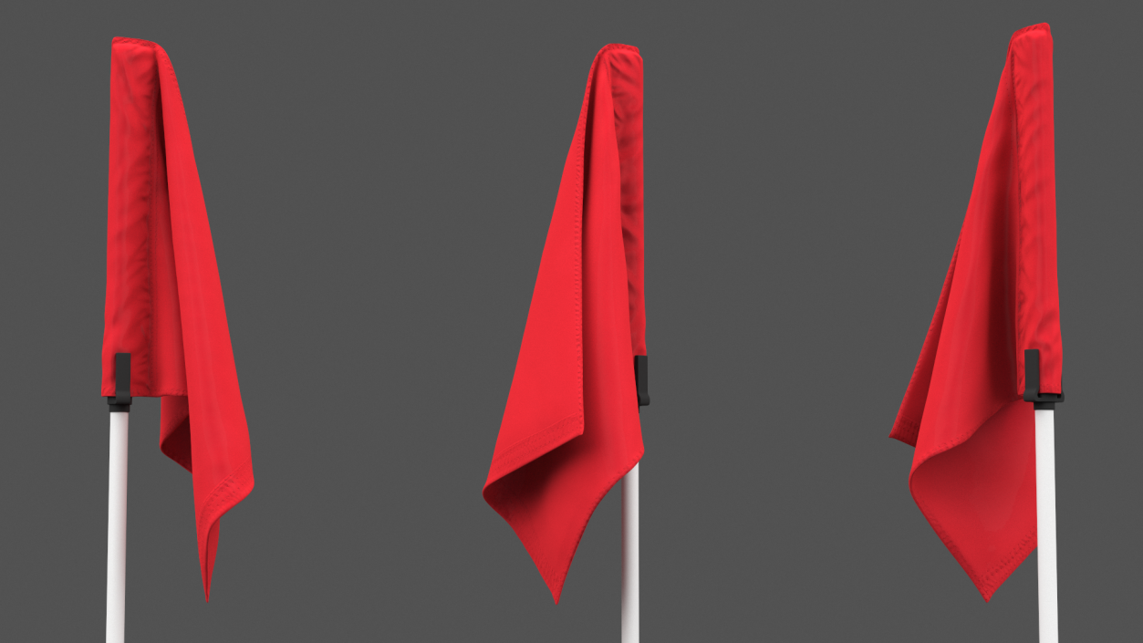 3D Golf Course Flag