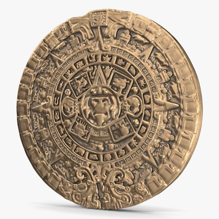 3D model Maya Calendar Bronze